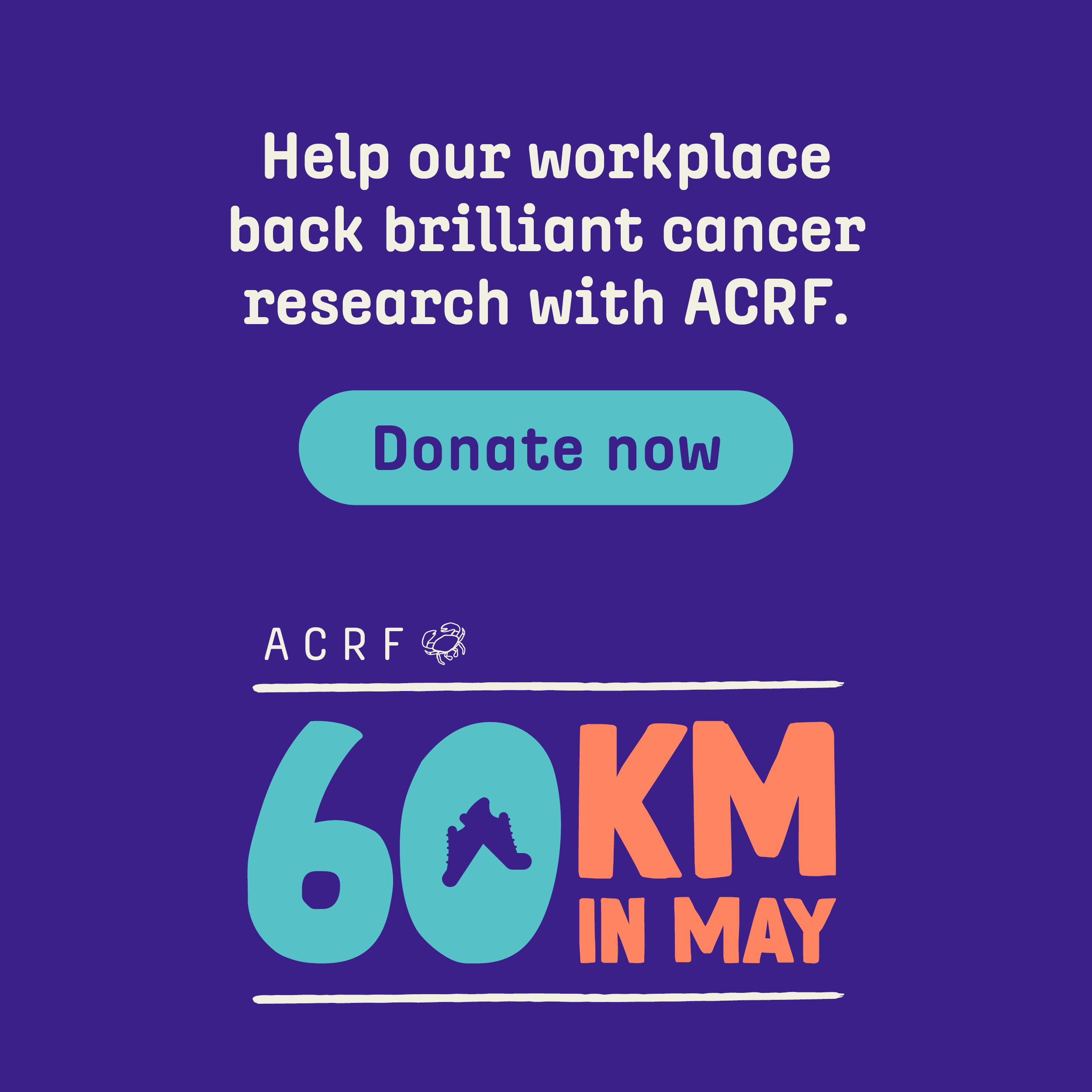 60km in May Workplace Social Tile 1