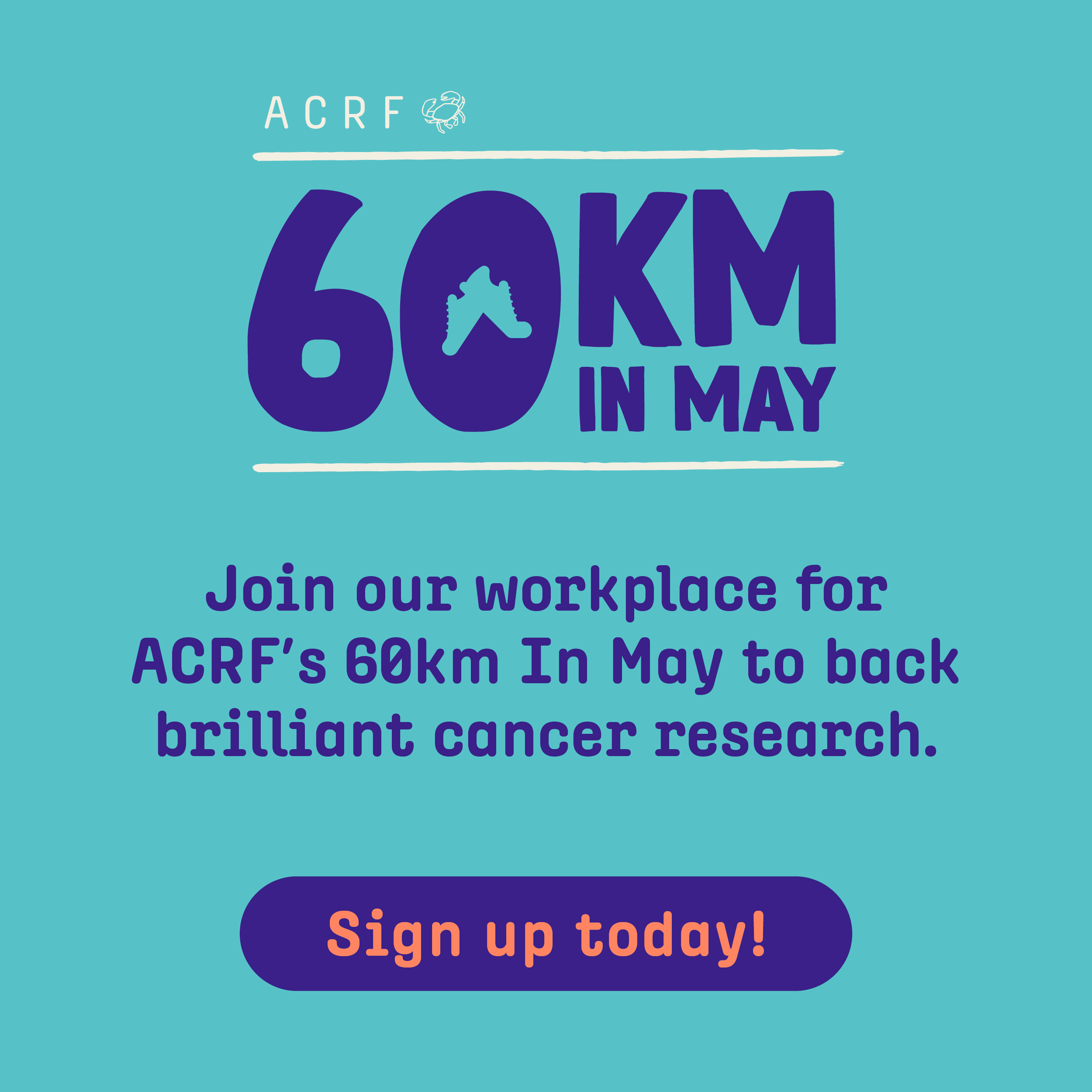 60km in May Workplace Social Tile 2