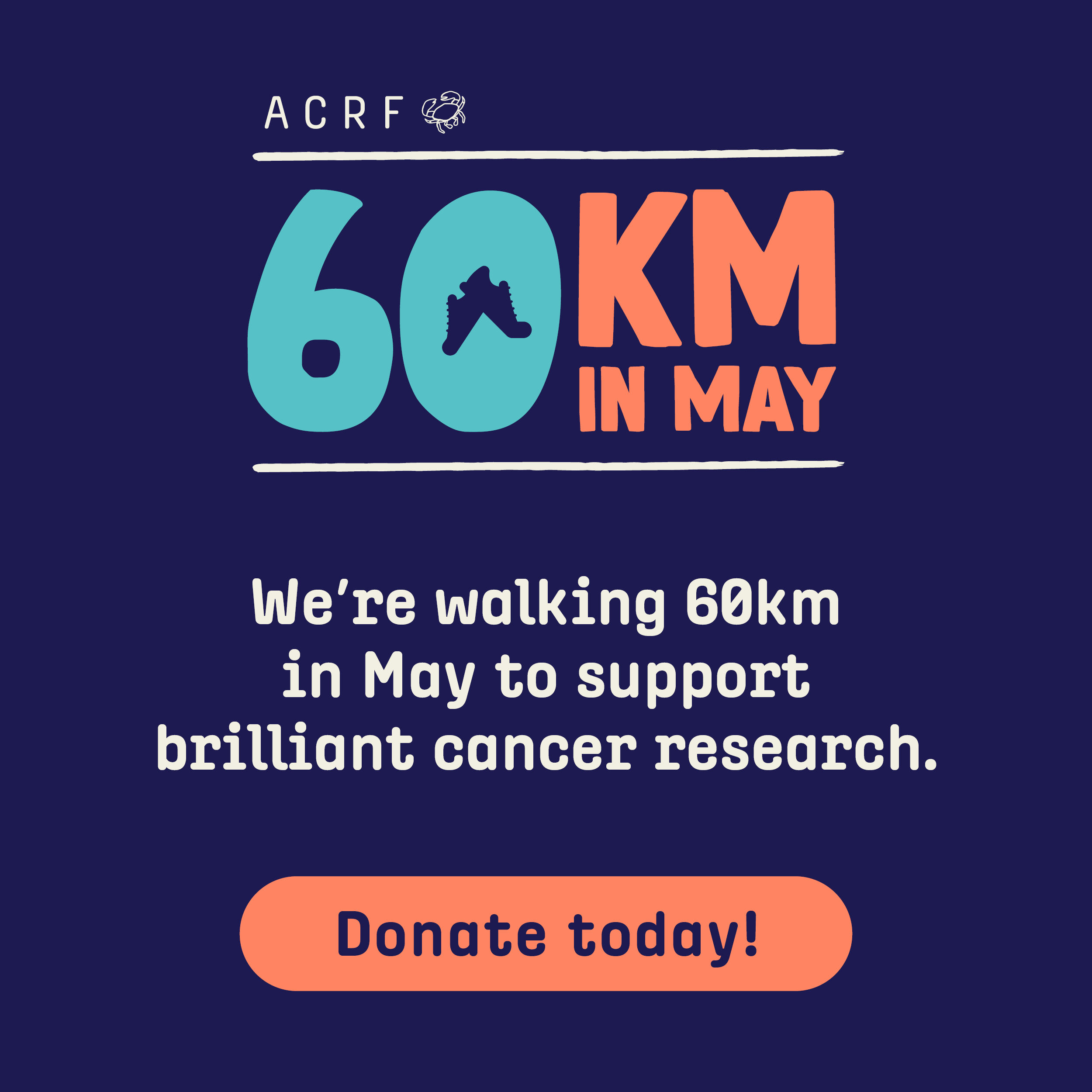 60km in May Workplace Social Tile 3