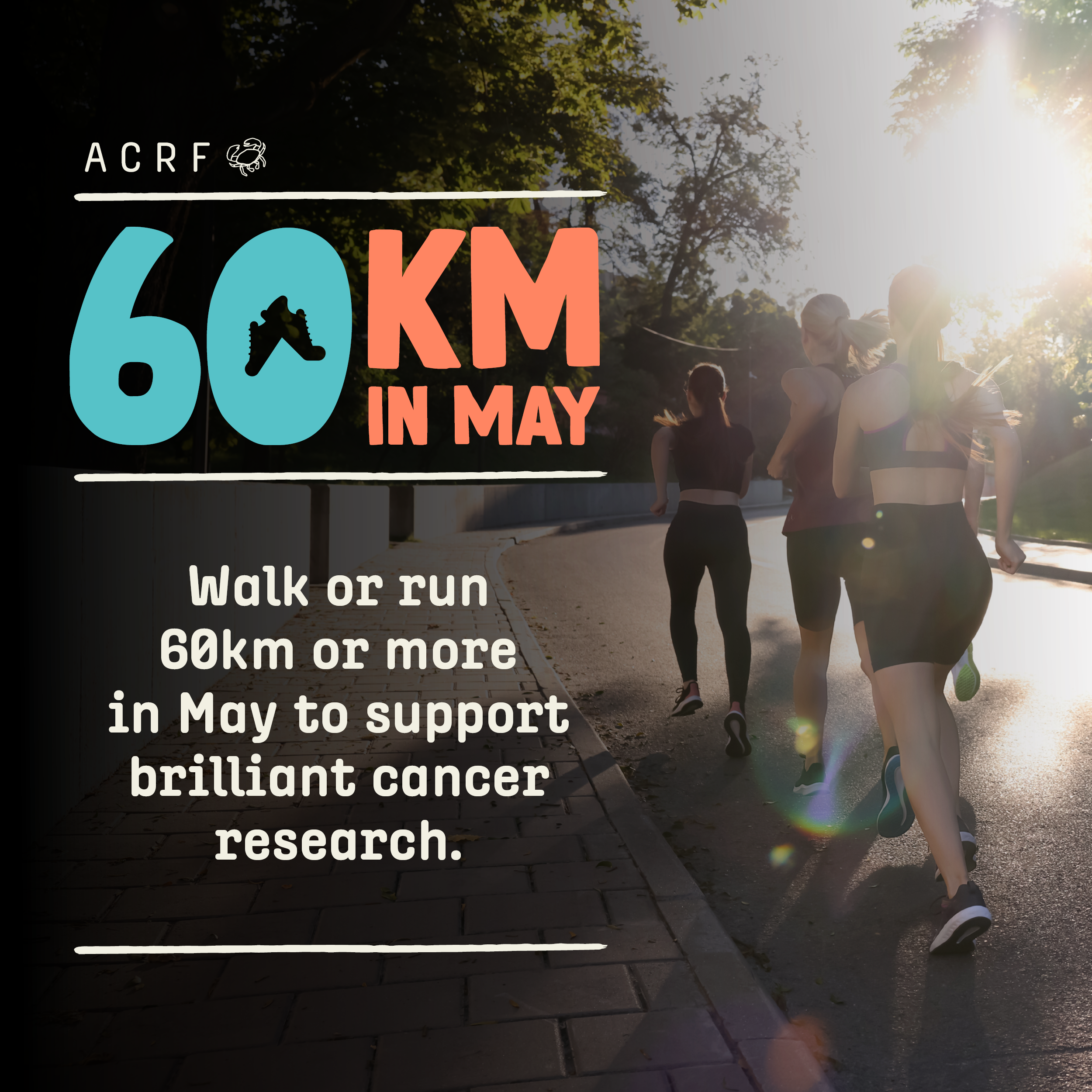 60km in May Workplace Social Tile 4